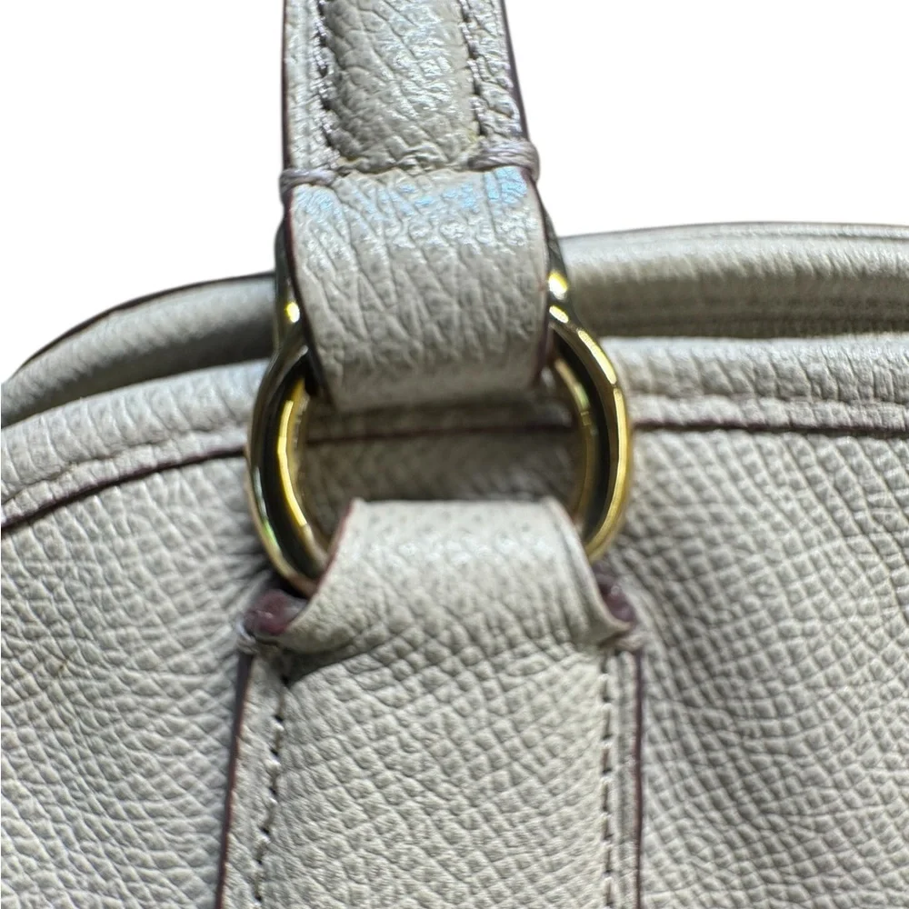 COACH Prince Street‎ Satchel Gray Leather Gold hardware/hangtag Shoulder/handbag